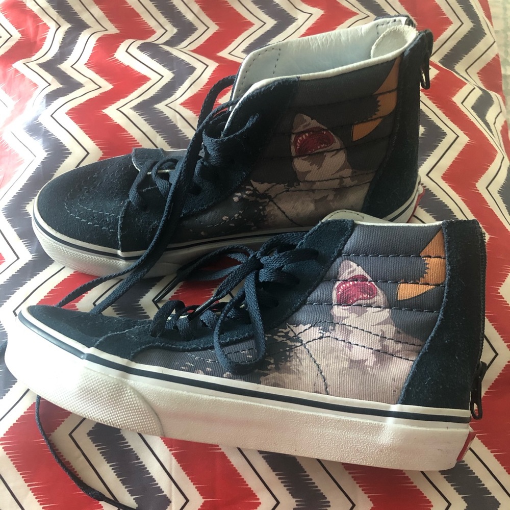 Vans high top skateboard sneakers
